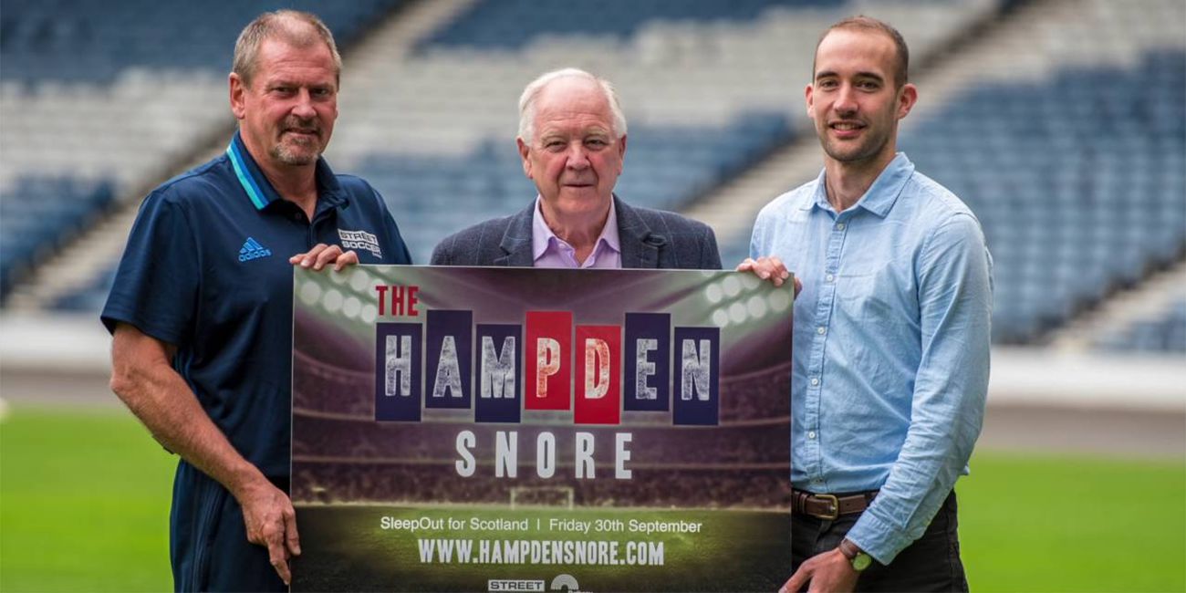 Sleepout for Scotland with The Hampden Snore